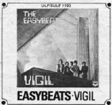 Advert for Vigil published in Disc and Echo - 1968.